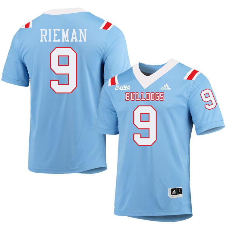 Donovan Rieman Louisiana Tech Jersey,LA Tech Bulldogs Football Jerseys,Uniforms,Gears-Light Blue